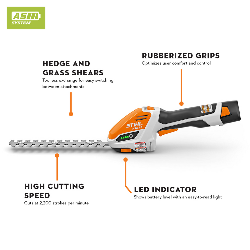 Load image into Gallery viewer, STIHL HSA 26 Battery Hedge Trimmer
