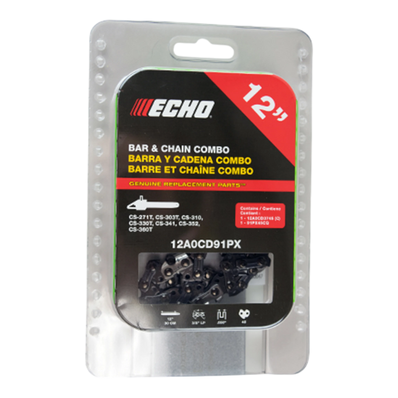 Load image into Gallery viewer, ECHO 12 inch Bar & Chain Combo Pack 12A0CD91PX