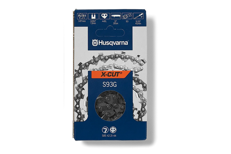 Load image into Gallery viewer, Husqvarna 12 inch Chain S93G-44 3/8 Mini, .050 44 Semi-Chisel 585422144 OEM