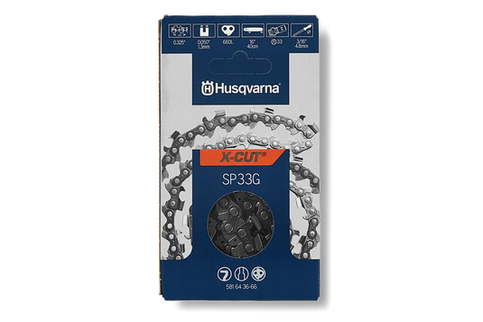 Husqvarna 16 inch Chain SP33G-66 .325 Pixel, .050 66 Semi-Chisel 581643666 OEM