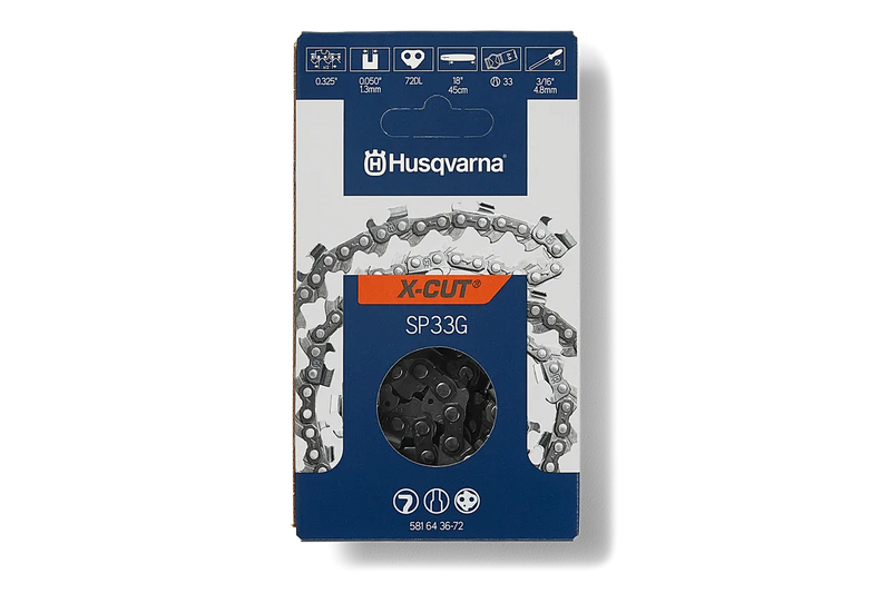 Load image into Gallery viewer, Husqvarna 18 inch Chain SP33G-72 .325 Pixel, .050 72 Semi-Chisel 581643672 OEM