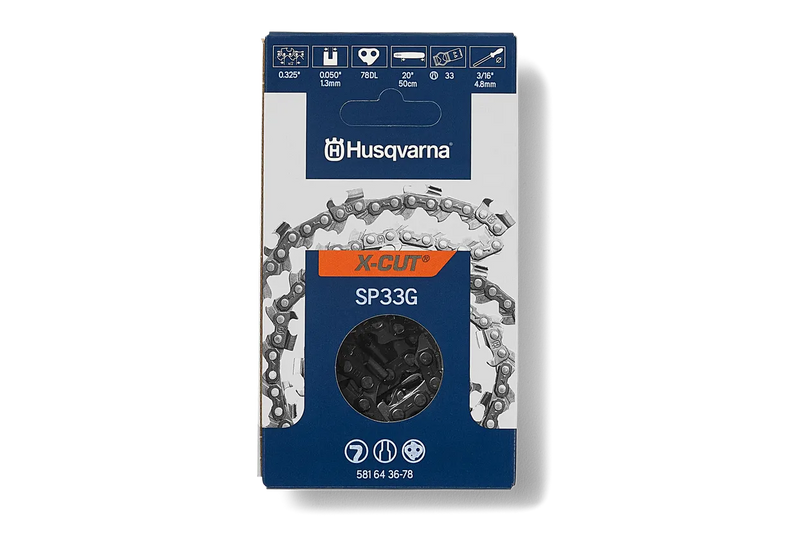 Load image into Gallery viewer, Husqvarna 20 inch Chain SP33G-78 .325 Pixel, .050 78 Semi-Chisel 581643678 OEM