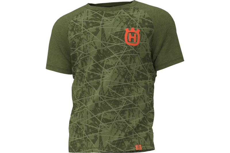 Load image into Gallery viewer, Husqvarna T Shirt Barrträd