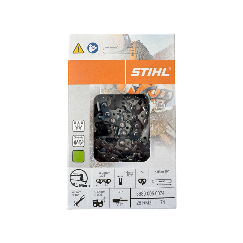 Load image into Gallery viewer, Stihl 18 inch Chain 26 RM3 74 OEM