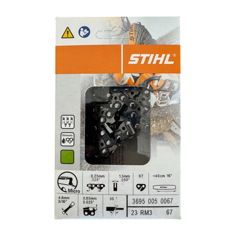 Load image into Gallery viewer, Stihl 16 inch Chain 23 RM3 67 OEM