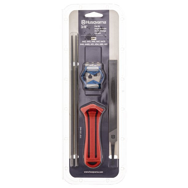 Load image into Gallery viewer, Husqvarna Chainsaw File Kit 3/8"
H42, H45, H46, H47, H47S, H48, H48S, H51, H54, H80, H81, H50 OEM 531300081 Default Title