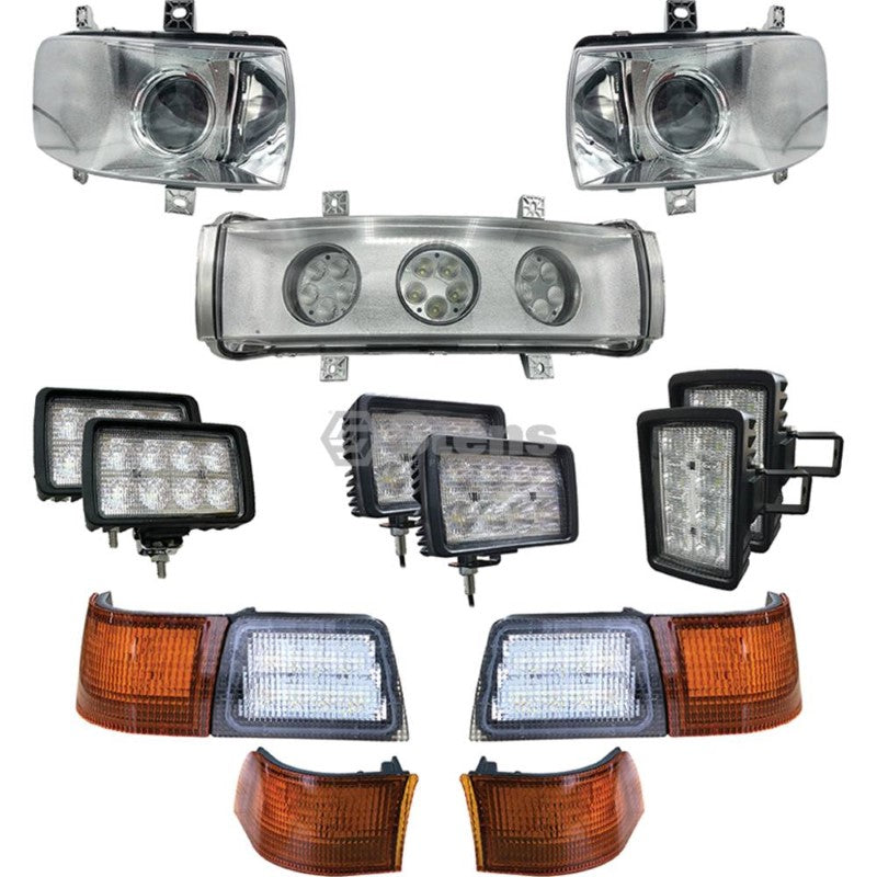 Load image into Gallery viewer, Tiger Lights Complete LED Light Kit Case/IH Magnums w/Upgraded Headlights Stens CASEKIT-14 Default Title