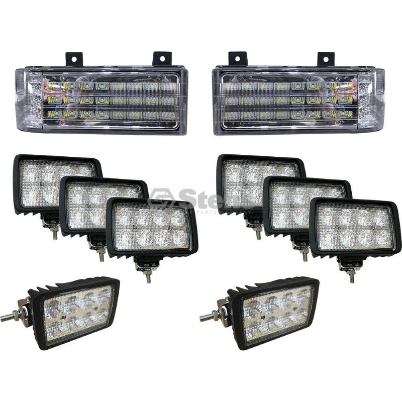 Load image into Gallery viewer, Tiger Lights Complete LED Light Kit Ford New Holland Versatile Genesis Tractors Stens FNHKIT-1 Default Title