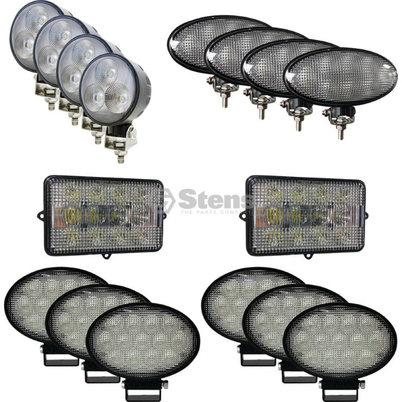 Load image into Gallery viewer, Tiger Lights Complete LED Light Kit John Deere Combines Stens JDKIT-6 Default Title