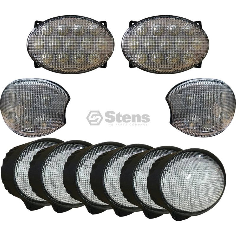 Load image into Gallery viewer, Tiger Lights LED Light Kit Late John Deere 20 & 30 Series Tractors Stens JDKIT-8 Default Title