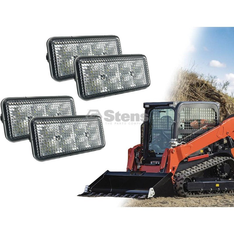 Load image into Gallery viewer, Tiger Lights Complete LED Light Kit Kubota SVL Skid Steers Stens KUBOTAKIT-1 Default Title
