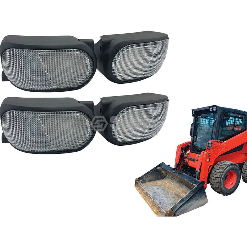 Load image into Gallery viewer, Tiger Lights Complete LED Light Kit Kubota SVL Skid Steers Stens KUBOTAKIT-2 Default Title