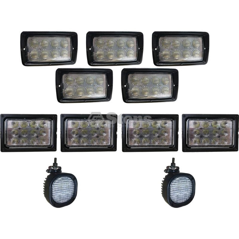 Load image into Gallery viewer, Tiger Lights Complete LED Light Kit MacDon Windrowers Stens MACDONKIT-2 Default Title