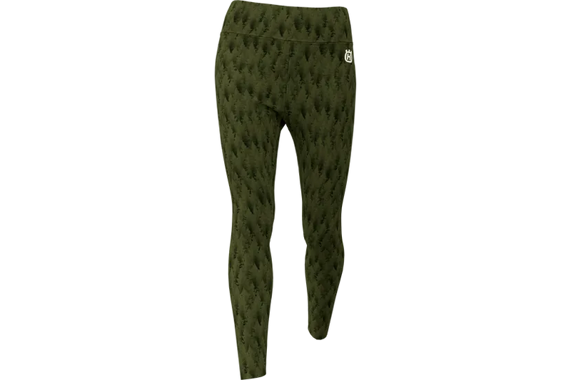 Load image into Gallery viewer, Husqvarna GRÖN Printed Leggings