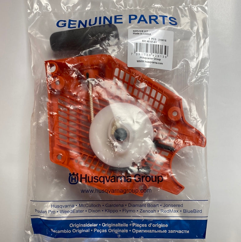 Load image into Gallery viewer, Husqvarna Recoil Assembly Fits Model 130 591466701 OEM