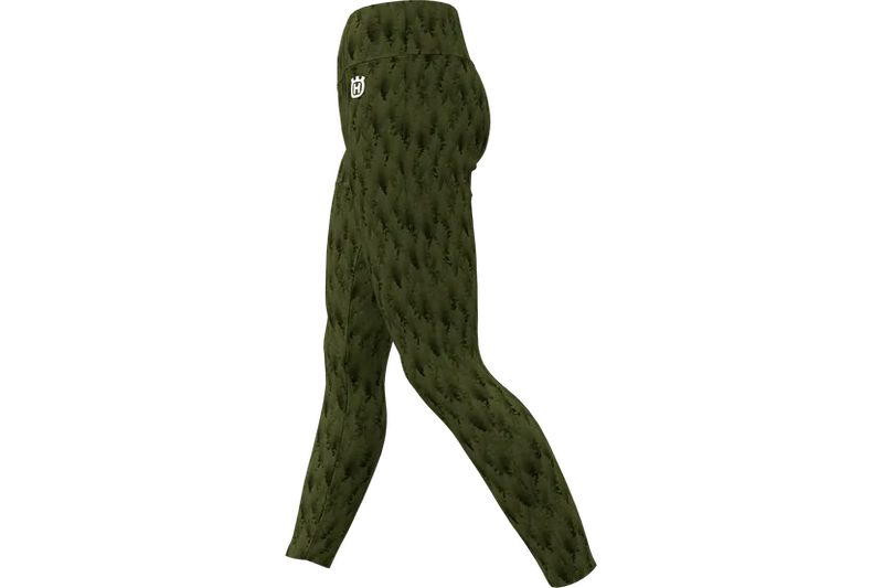 Load image into Gallery viewer, Husqvarna GRÖN Printed Leggings