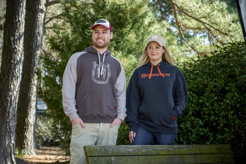 Load image into Gallery viewer, Husqvarna Hoodie SPÅR Navy Pullover