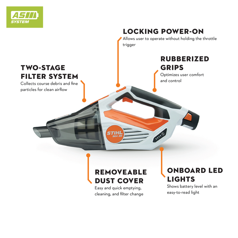 Load image into Gallery viewer, STIHL SEA 20 Battery Handheld Vacuum 
