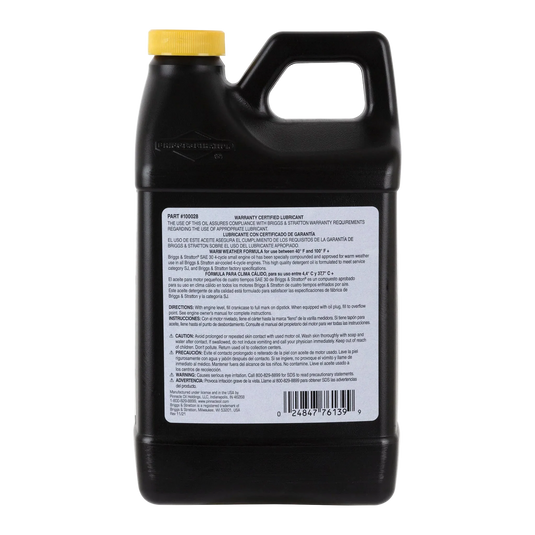 Briggs and Stratton Oil-4 Cycle30W 48Oz 100028 OEM