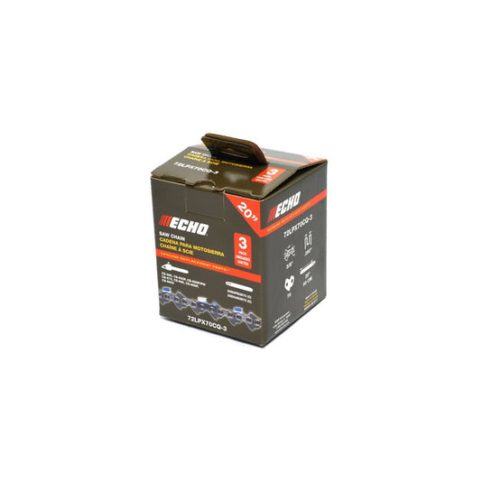 ECHO 20 inch Chain 72LPX70CQ-3 (3-Pack)