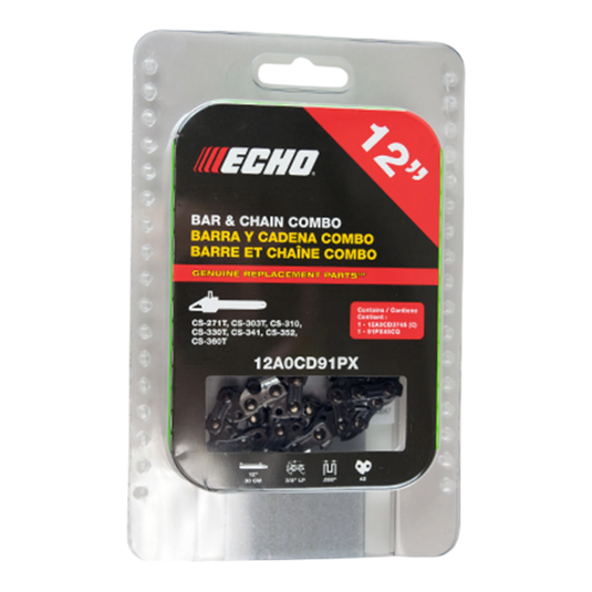 ECHO 12 inch Bar & Chain Combo Pack 12A0CD91PX