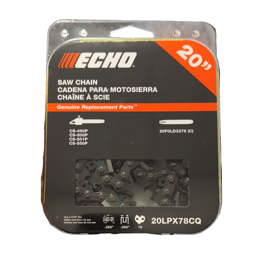 ECHO 20 Inch Chainsaw Chain 20LPX78CQ OEM