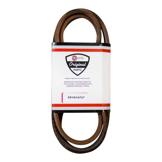 Exmark 103-6737-SL OEM Matched Hex Belt Set for Navigator Zero-Turn Mowers