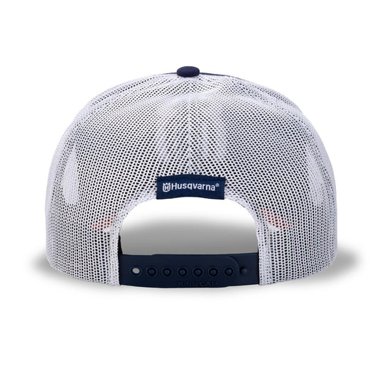 Husqvarna Hat Navy Orange White Mesh 