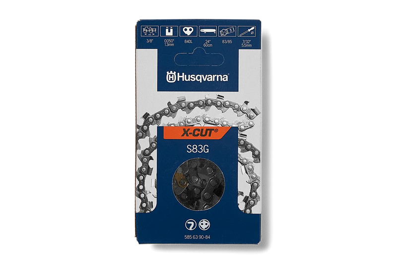 Load image into Gallery viewer, Husqvarna X Cut Chainsaw Chain S83G 3/8 .050 84DL 585639084
