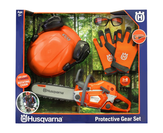Husqvarna 550XP Toy Chainsaw and PPE Kit