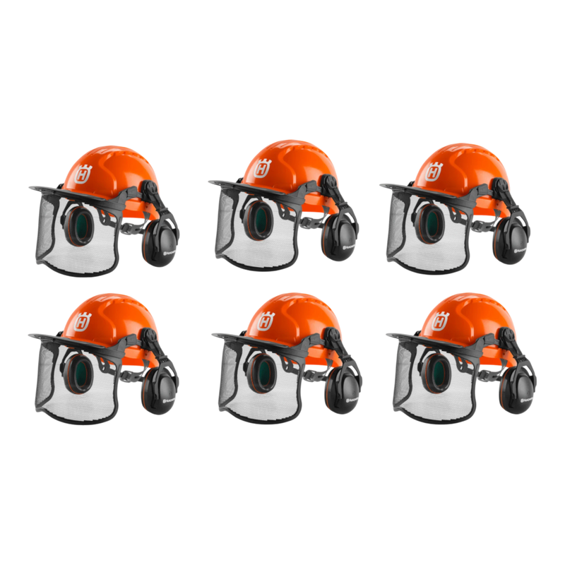 Load image into Gallery viewer, Husqvarna Functional Forest Helmet - Pack of 6 (Slip Ratchet Adjustment)
