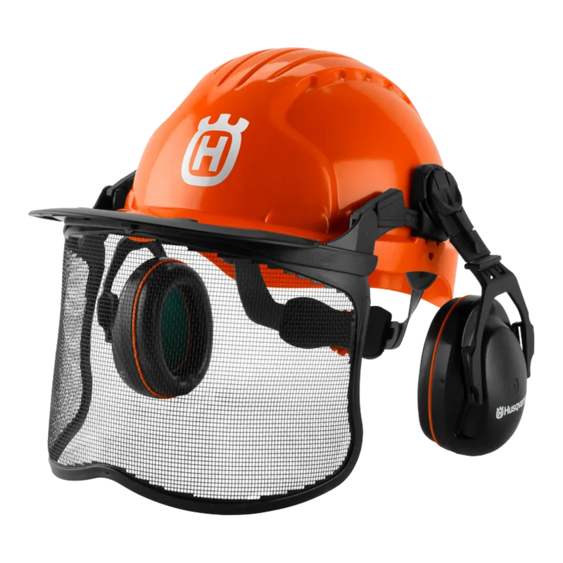 Load image into Gallery viewer, Husqvarna Functional Forest Helmet (Wheel Ratchet Adjustment) 592752701
