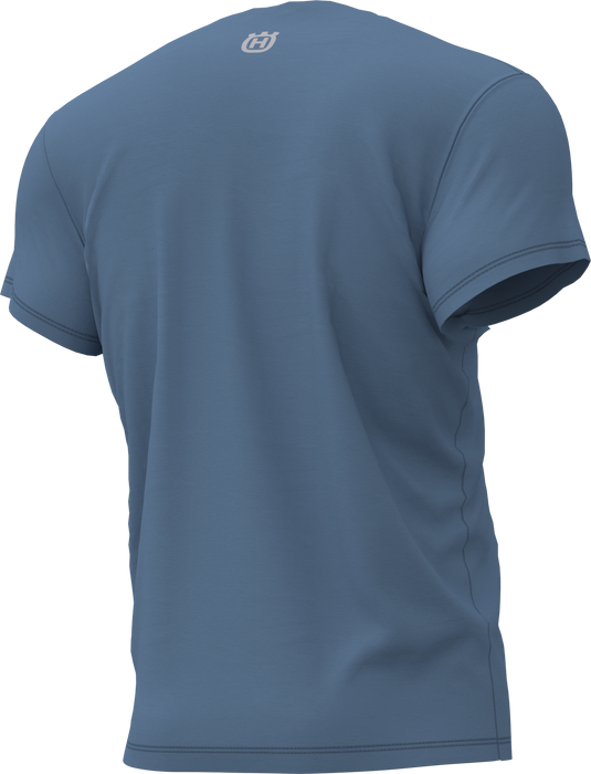 Husqvarna T Shirt DYGN Blue Shadow