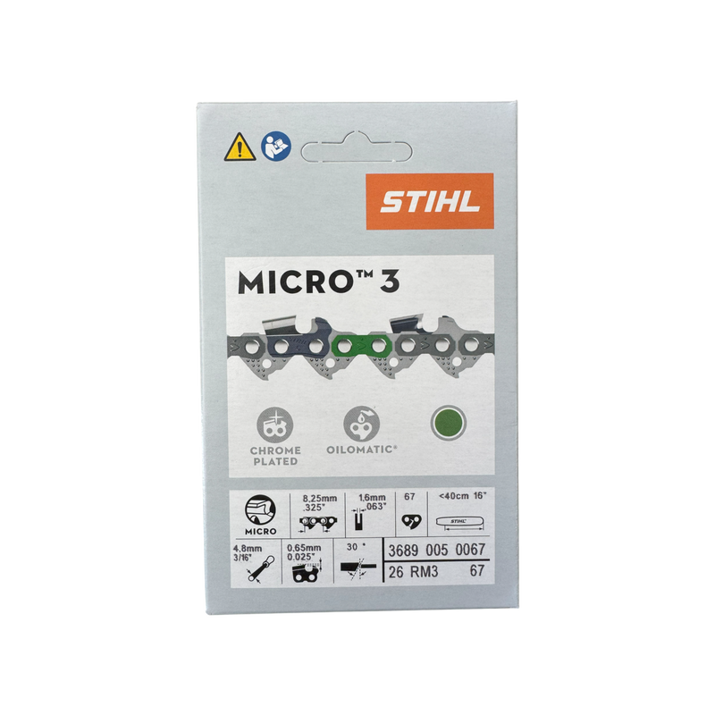 Load image into Gallery viewer, Stihl 16 inch Chain 26 RM3 67 OEM
