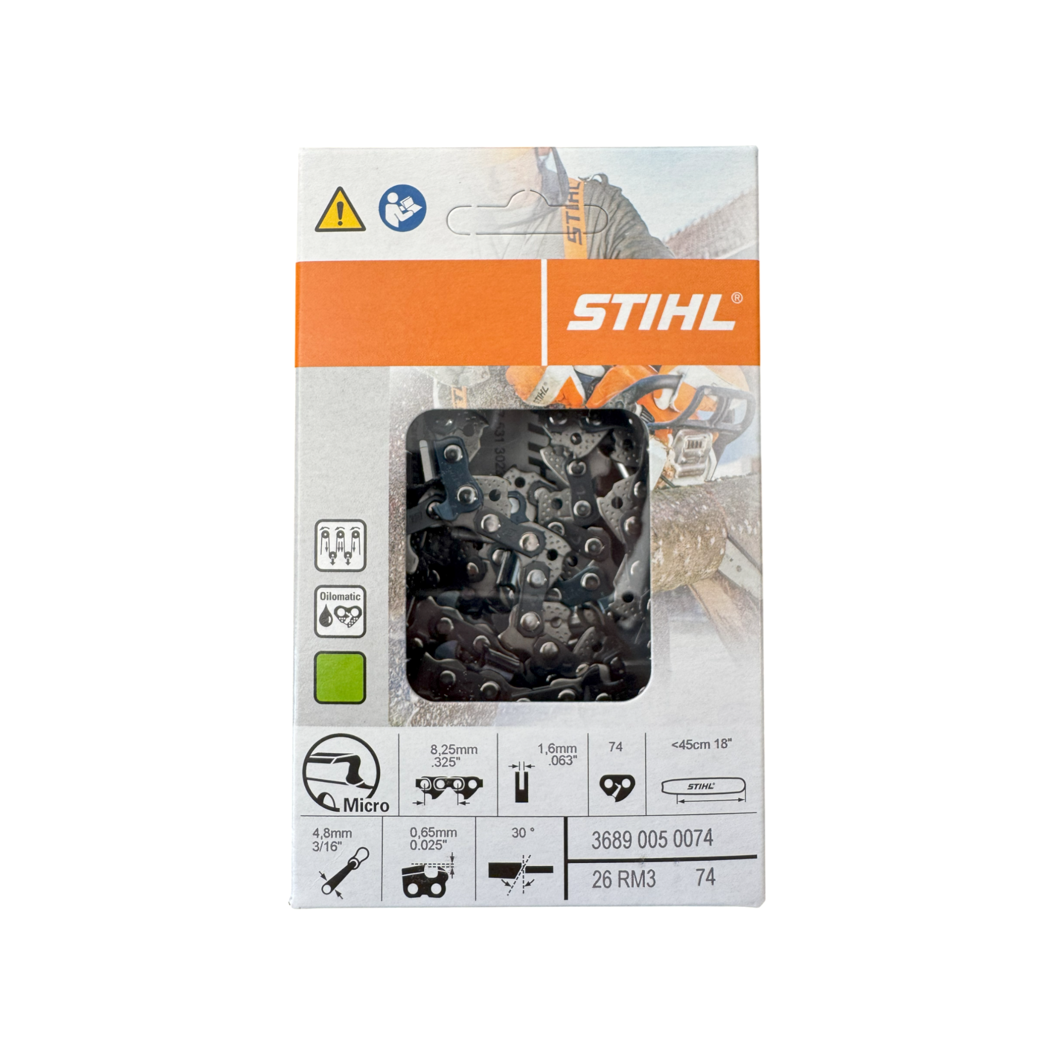 STIHL 18 inch Chain 26 RM3 74 OEM – My Parts Store