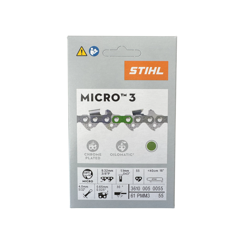 Load image into Gallery viewer, Stihl 16 inch Chain 61 PMM3 55 OEM
