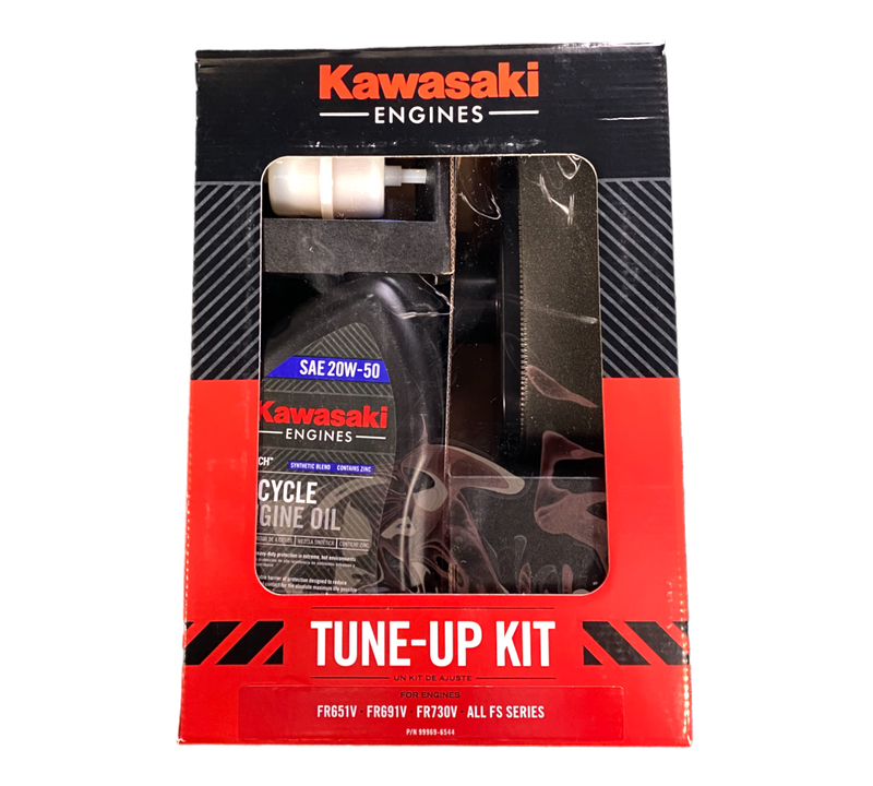 RUSSO Tune Up Kit With 10W-40 Oil For Kawasaki FR651V FR691V FR730V & All FS Engines