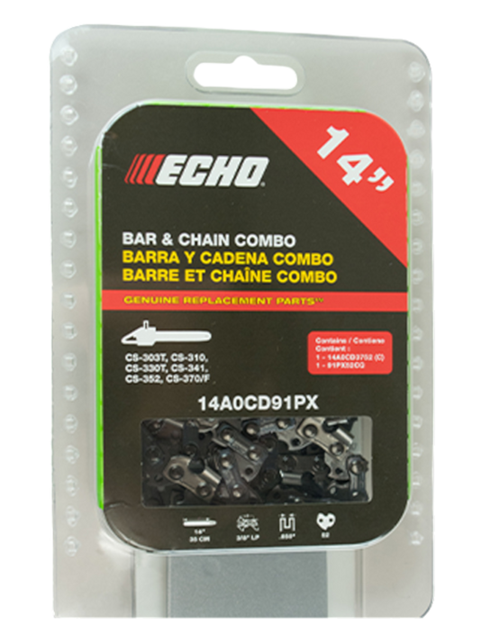 Echo 14" Bar and Chain Combo for CS Chainsaws 14A0CD91PX