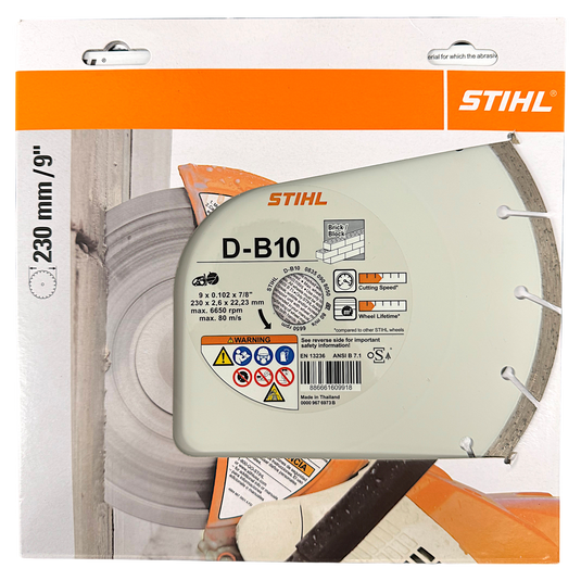 STIHL Concrete Saw Blade D-B10 Diamond Wheel 9"