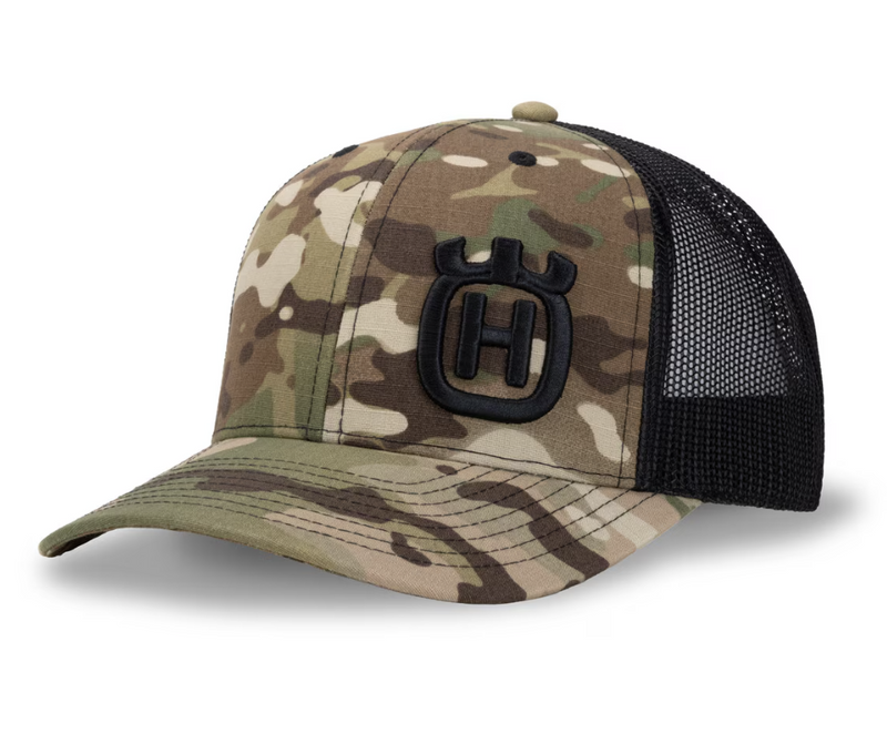 Load image into Gallery viewer, Husqvarna Hat Black Camo
