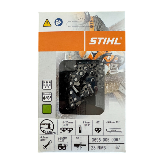 Stihl 16 inch Chain 23 RM3 67 OEM