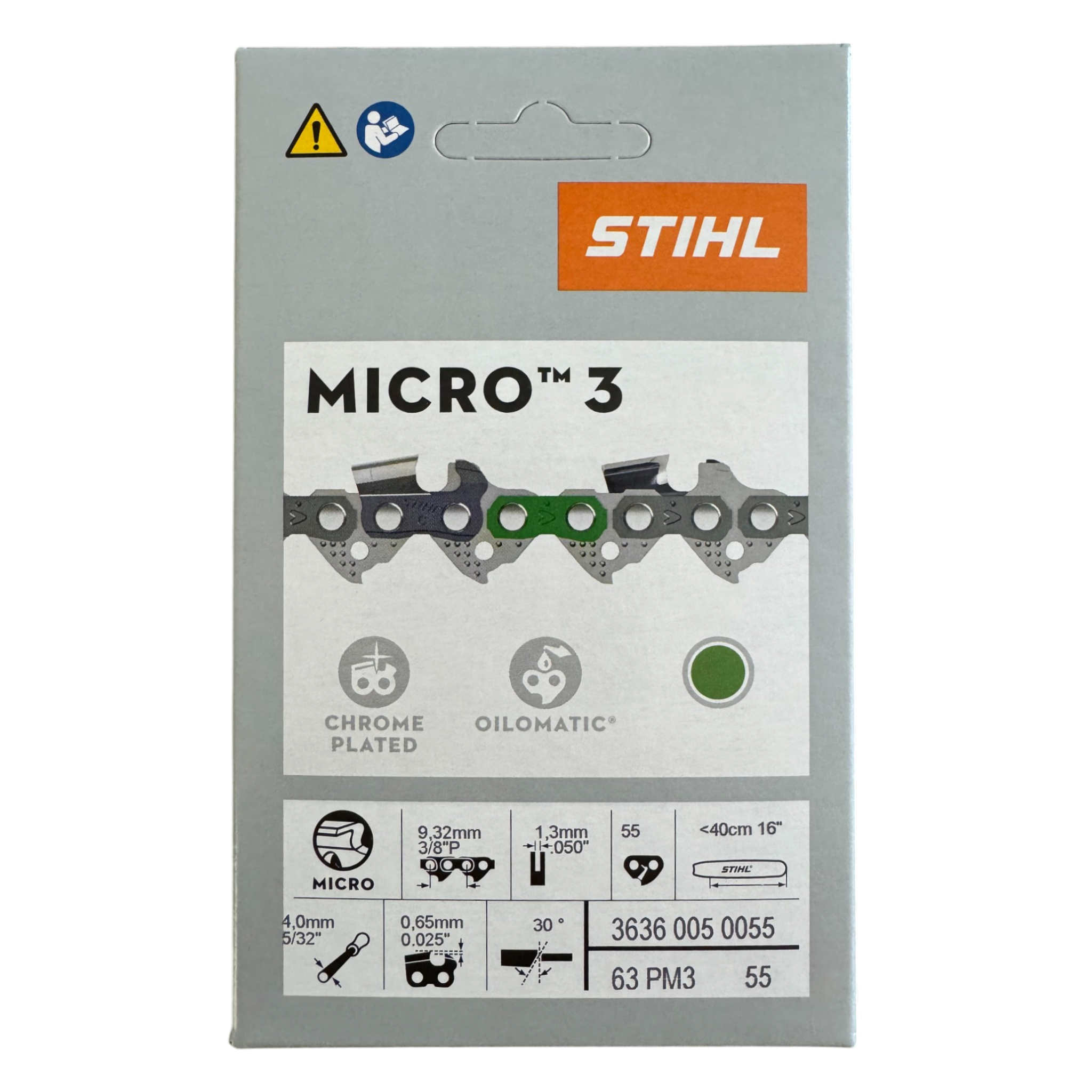STIHL 16 inch Chain 63 PM3 55 OEM – My Parts Store