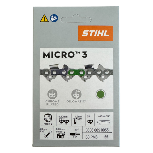 Stihl 16 inch Chain 63 PM3 55 OEM