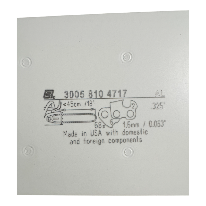 Load image into Gallery viewer, Stihl 18 inch Chainsaw Bar 3005 810 4717 OEM
