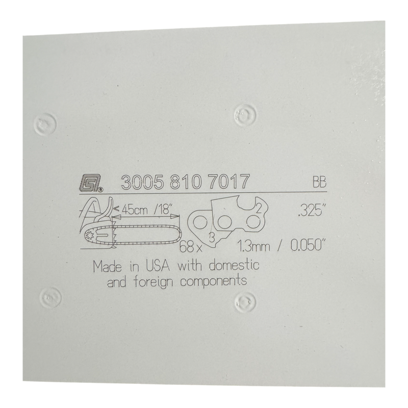 Load image into Gallery viewer, Stihl 18 inch Chainsaw Bar 3005 810 7017 OEM

