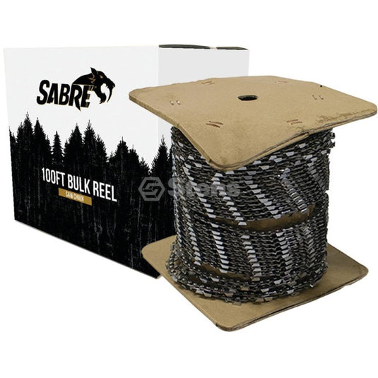 Sabre Chain Reel 100' .325", .063", Chisel Reduced Kickback Stens 099-5106 Default Title