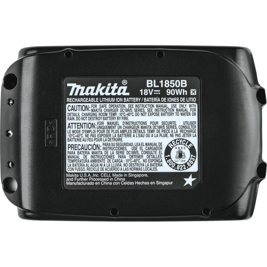 Makita 18V LXT® Lithium-Ion 5.0Ah Battery, 2/pk BL1850B-2 Default Title