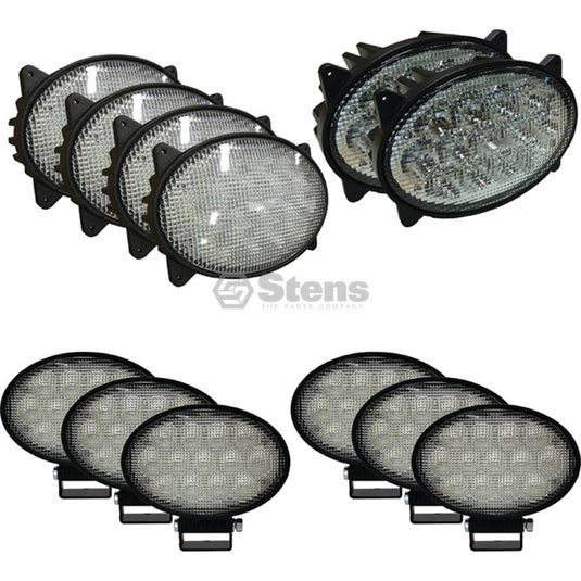 Tiger Lights Complete LED Light Kit Case/IH Combines Stens CASEKIT-3 Default Title