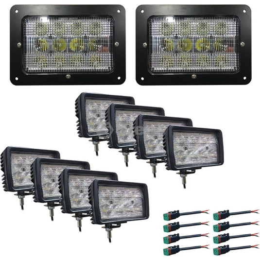 Tiger Lights Complete LED Light Kit Case/IH Steiger 4wd Stens CASEKIT-6 Default Title