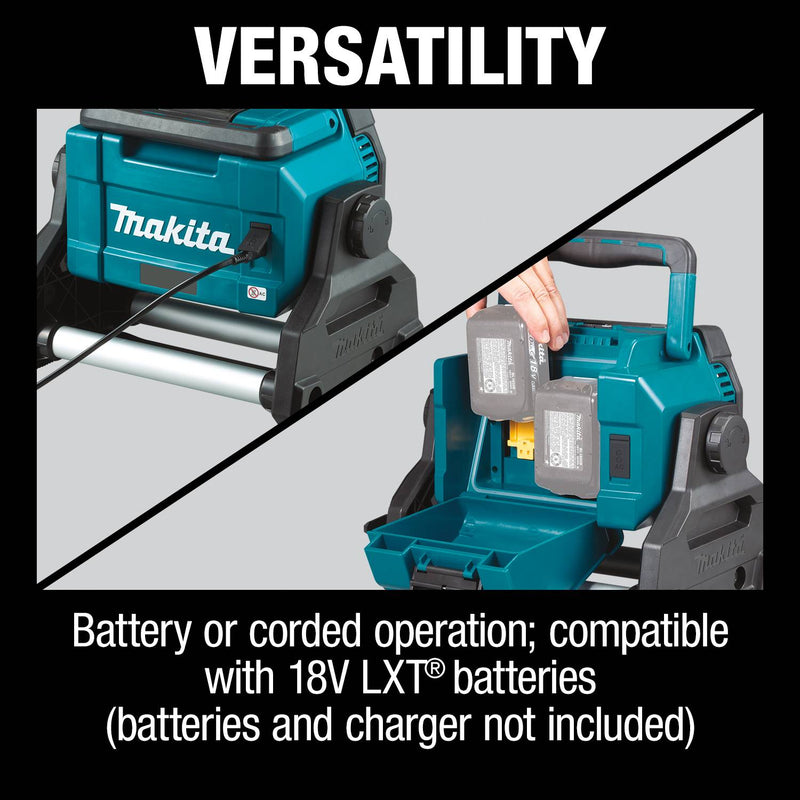 Load image into Gallery viewer, Makita 18V X2 LXT® Lithium-Ion Cordless/Corded Work Light (Light Only) DML809
